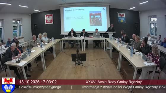 XXXVI Sesja Rady Gminy Rędziny