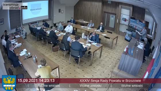 XXXIV Sesja Rady Powiatu w Brzozowie