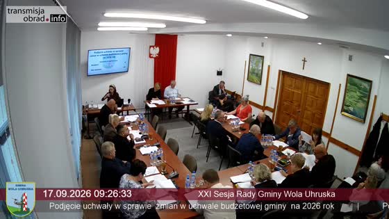 XXI Sesja Rady Gminy Wola Uhruska