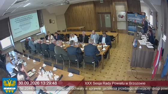 XXX Sesja Rady Powiatu w Brzozowie