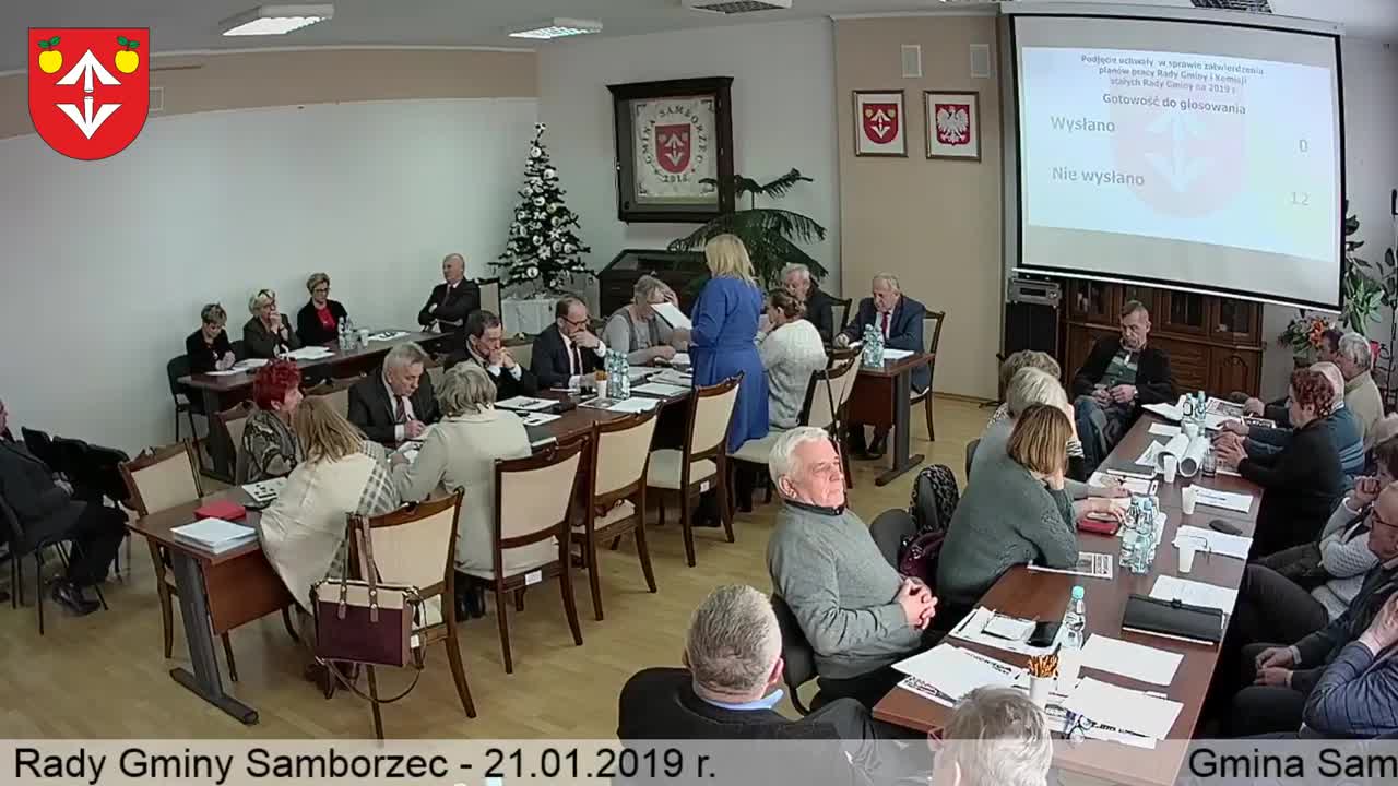 IV Sesja Rady Gminy Samborzec - 21.01.2019 r.