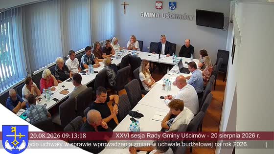 XXVI sesja Rady Gminy Uścimów - 20 sierpnia 2026 r.