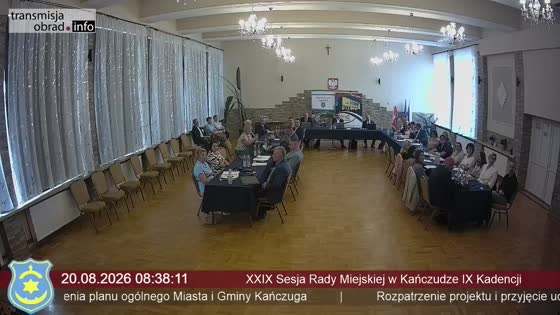 XXIX Sesja Rady Miejskiej w Kańczudze IX Kadencji