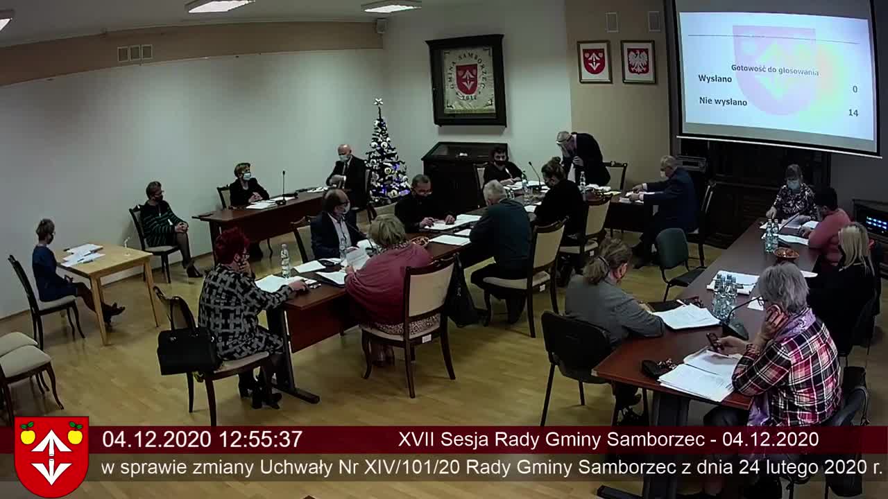XVII Sesja Rady Gminy Samborzec - 04.12.2020 r.