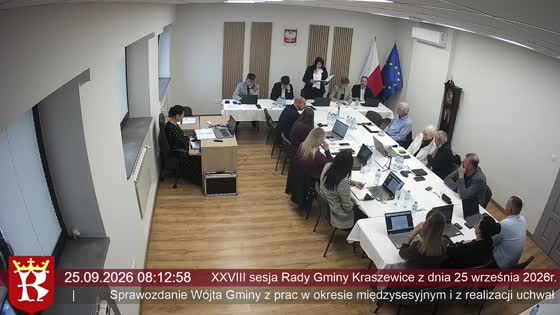 XXVIII sesja Rady Gminy Kraszewice z dnia 25 września 2026r.