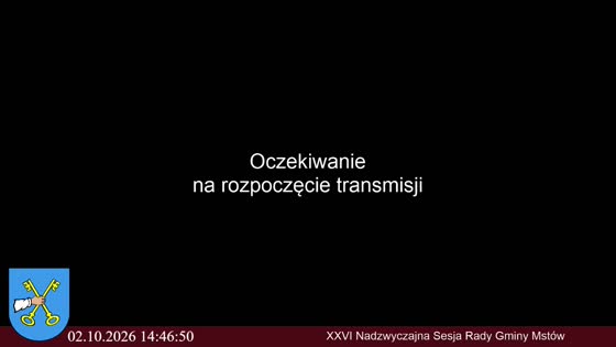 XXVI Nadzwyczajna Sesja Rady Gminy Mstów