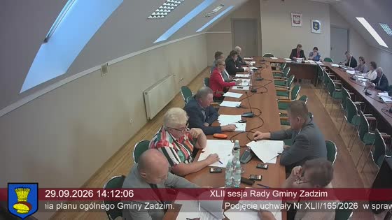 XLII sesja Rady Gminy Zadzim