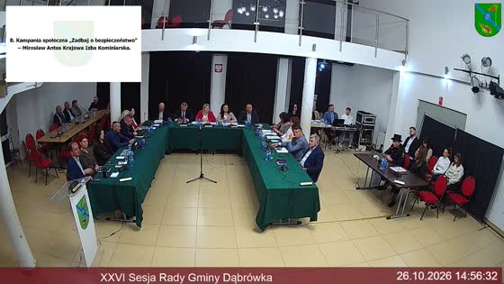 XXVI Sesja Rady Gminy Dąbrówka CZ.2