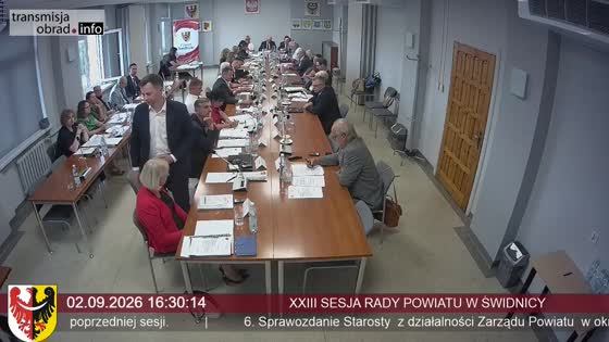 XXIII SESJA RADY POWIATU W ŚWIDNICY