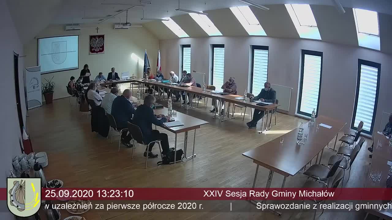 XXIV Sesja Rady Gminy Michałów - 25.09.2020