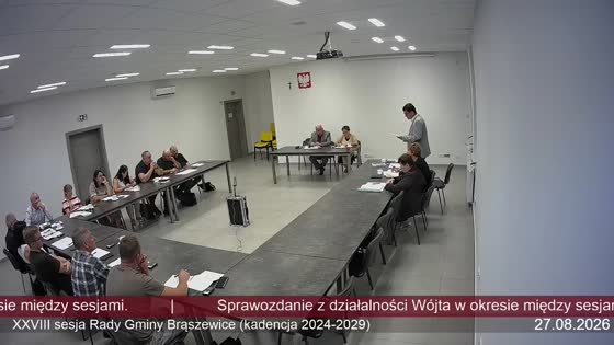 XXVIII sesja Rady Gminy Brąszewice (kadencja 2024-2029)
