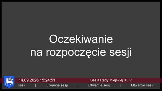 Sesja Rady Miejskiej XLIV
