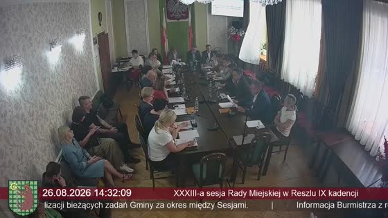 XXXIII-a sesja Rady Miejskiej w Reszlu IX kadencji