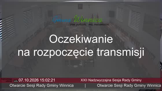 XXII Nadzwyczajna Sesja Rady Gminy