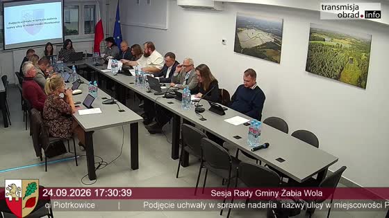 Rady Gminy Żabia Wola w dniu 24 września 2026 r.