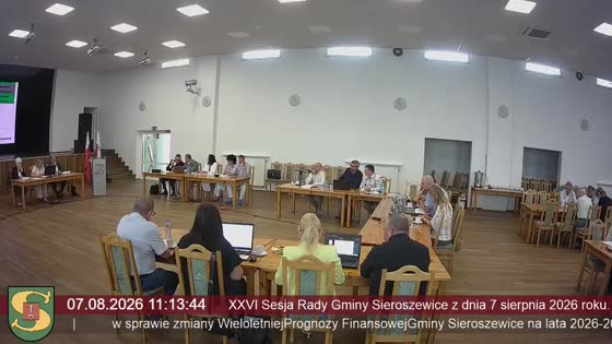 XXVI Sesja Rady Gminy Sieroszewice z dnia 07 sierpnia 2026 roku