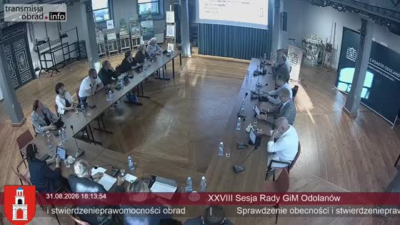 XXVIII Sesja Rady GiM Odolanów