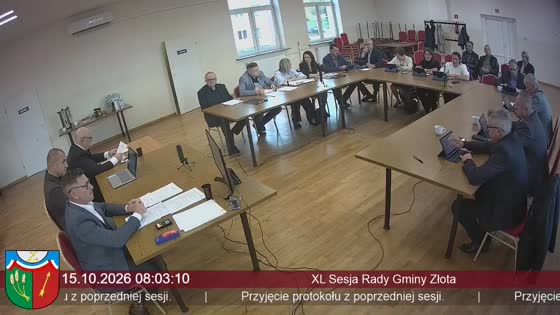 XL Sesja Rady Gminy Złota