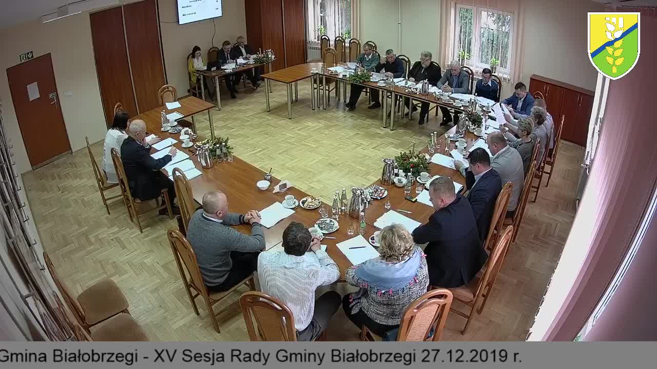 Transmisja XV sesji Rady Gminy
