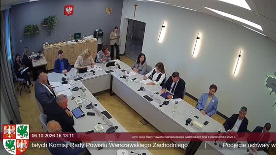 XVIII sesja Rady Powiatu Warszawskiego Zachodniego dnia 6 października 2026 r.