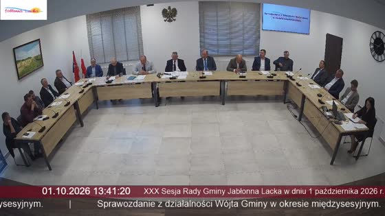 XXX Sesja Rady Gminy Jabłonna Lacka w dniu 1 października 2026 r.
