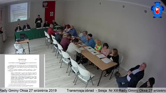 XII Sesja Rady Gminy Oksa