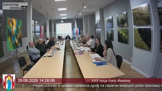 XXX sesja Rady Miejskiej