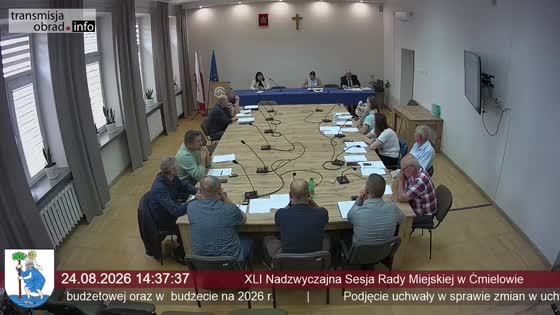 XLI Nadzwyczajna Sesja Rady Miejskiej w Ćmielowie