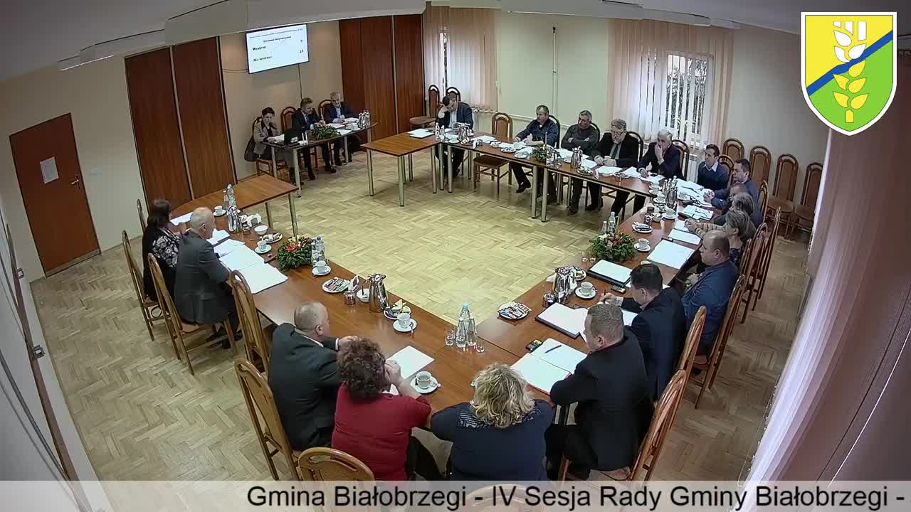 Transmisja IV Sesji Rady Gminy w dniu - część I