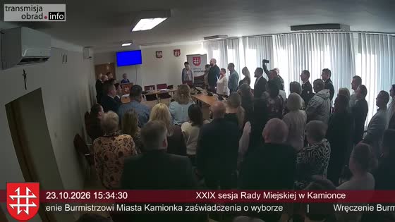 XXIX sesja Rady Miejskiej w Kamionce