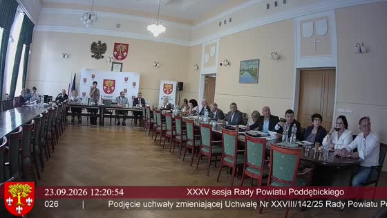XXXV sesja Rady Powiatu Poddębickiego