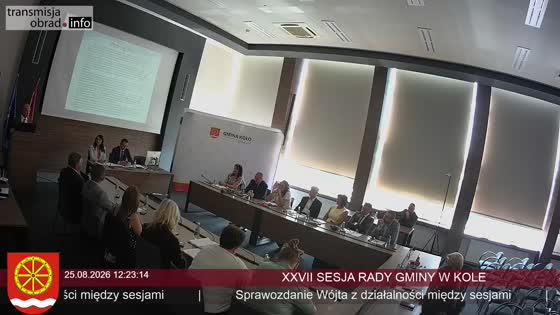 XXVII SESJA RADY GMINY W KOLE