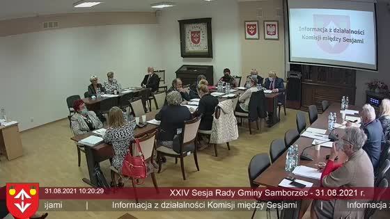 XXIV Sesja Rady Gminy Samborzec - 31.08.2021 r.