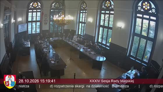 XXXIV Sesja Rady Miejskiej