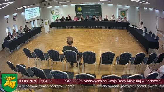 XXXII/2026 Nadzwyczajna Sesja Rady Miejskiej w Łochowie