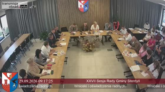 XXVII Sesja Rady Gminy Sterdyń