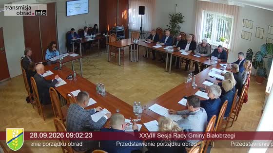 XXVIII Sesja Rady Gminy Białobrzegi