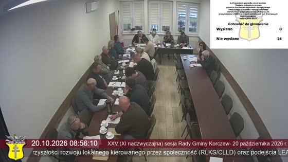 XXV (XI nadzwyczajna) sesja Rady Gminy Korczew-20 października 2026 r.