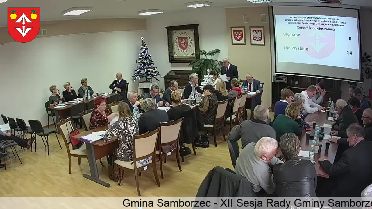 XII Sesja Rady Gminy Samborzec – 27.12.2019 r.