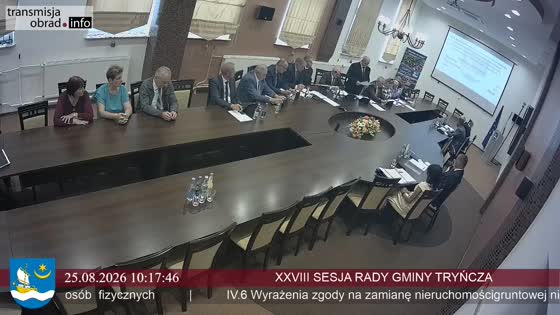 XXVIII SESJA RADY GMINY TRYŃCZA