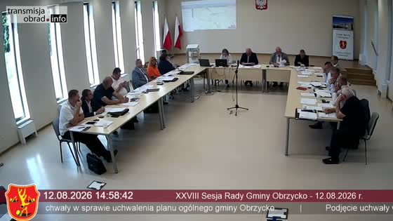 XXVIII Sesja Rady Gminy Obrzycko - 12.08.2026 r.