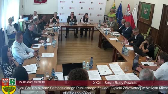 XXXIII Sesja Rady Powiatu