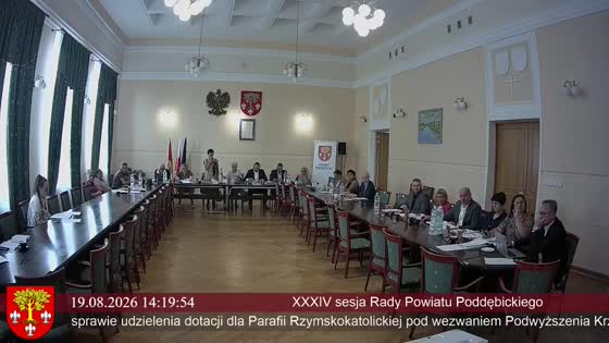 XXXIV sesja Rady Powiatu Poddębickiego
