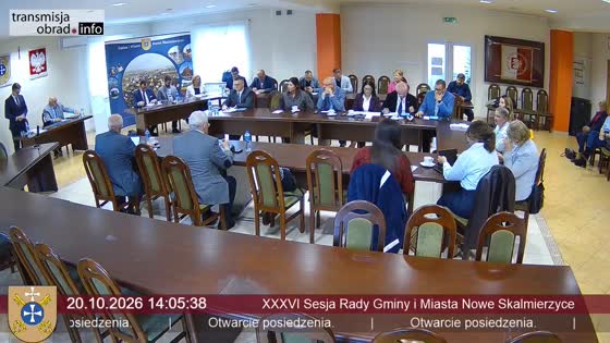 XXXVI Sesja Rady Gminy i Miasta Nowe Skalmierzyce