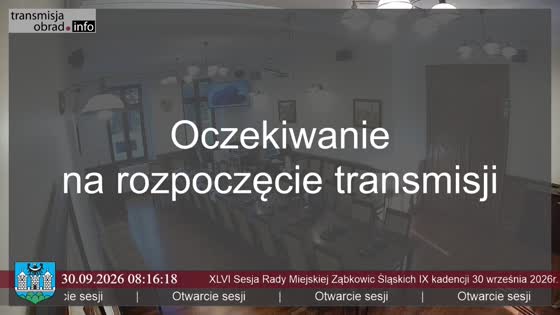 XLVI Sesja Rady Miejskiej Ząbkowic Śląskich IX kadencji 30 września 2026r.