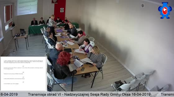 VI Sesja Rady Gminy w Oksie
