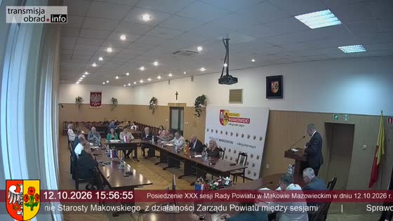 Posiedzenie XXX sesji Rady Powiatu w Makowie Mazowieckim w dniu 12.10.2026 r.