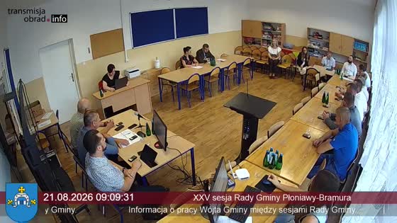 XXV sesja Rady Gminy Płoniawy-Bramura