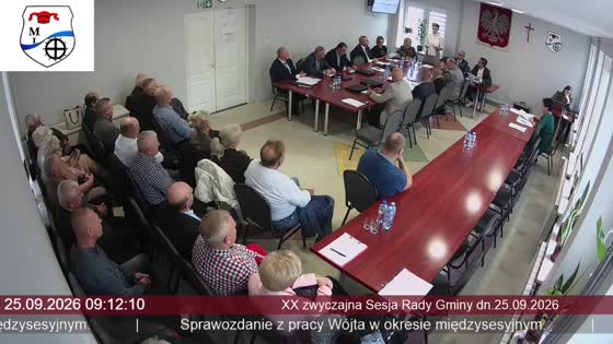 XX zwyczajna Sesja Rady Gminy dn.25.09.2026