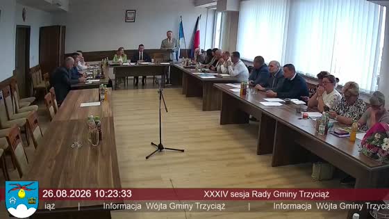 XXXIV sesja Rady Gminy Trzyciąż
